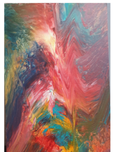 Abstract painting original art work
