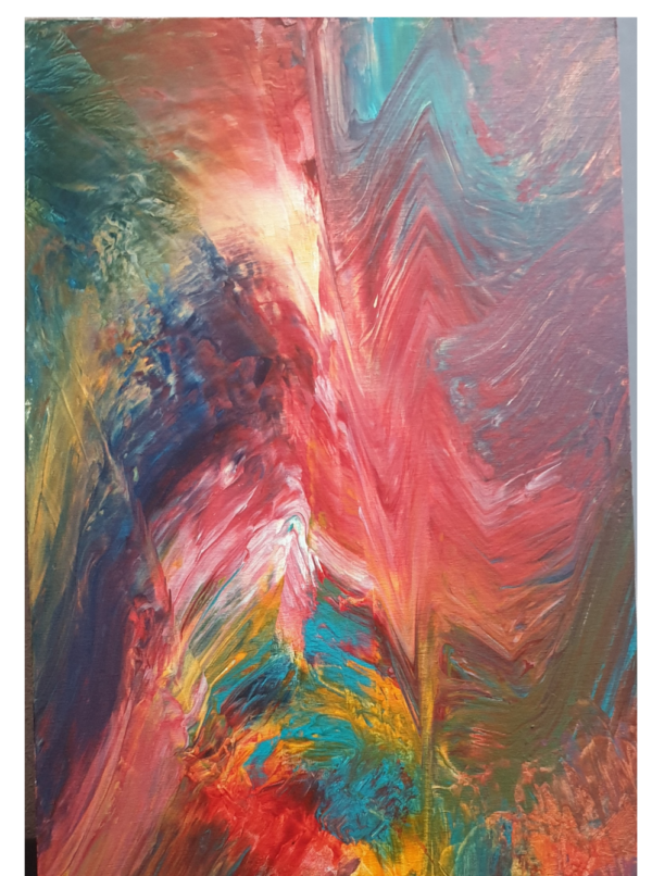 Abstract painting original art work