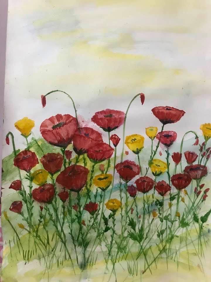 blooming floral art