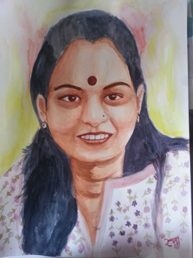 Water colour portrait