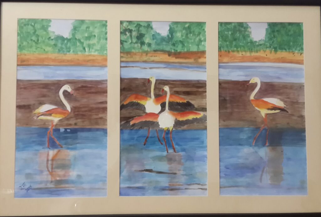 Enjoy Together water colour painting