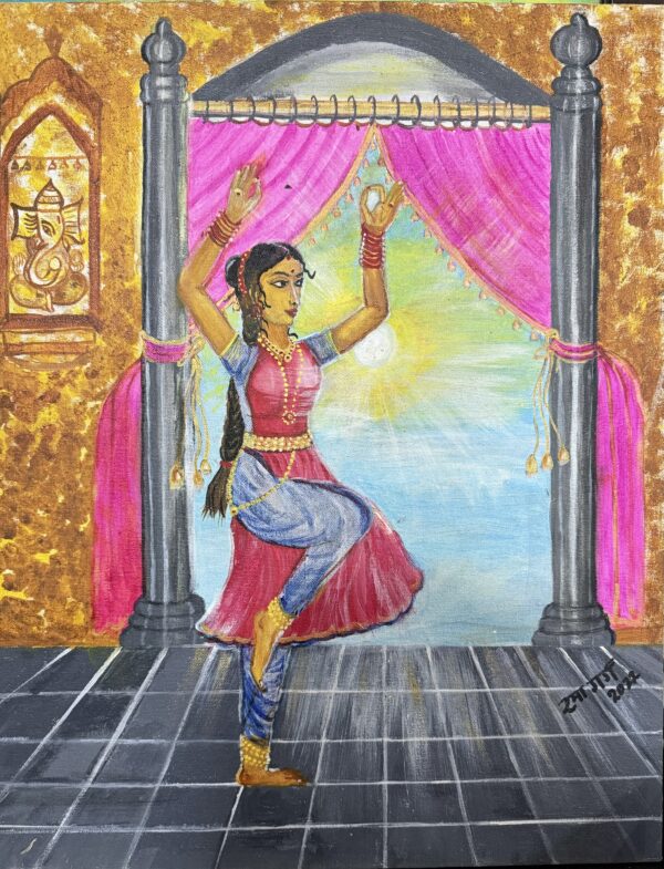 Rhythm of Devotion acrylic painting