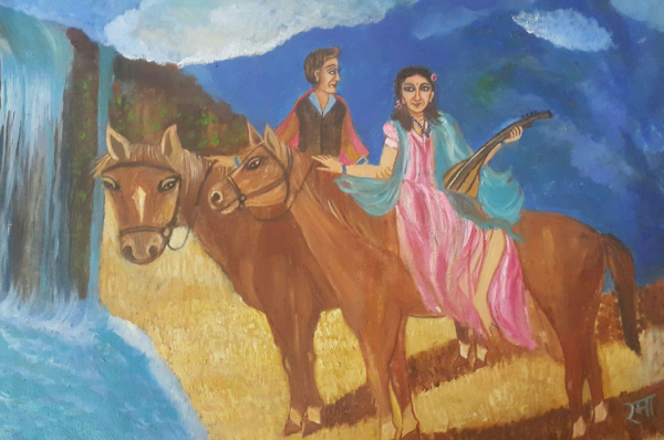 journey through Melody OIL PAINTING